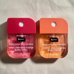 Honey Crisp Apple and Pumpkin Vanilla Scented Hand Sanitizers